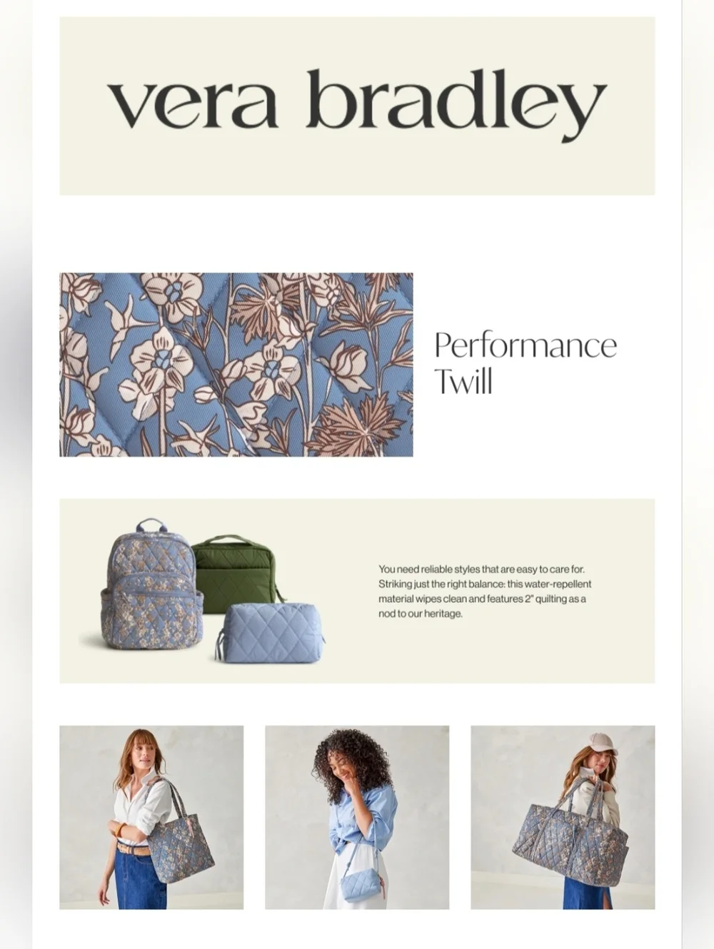 Vera Bradley •classic quilted